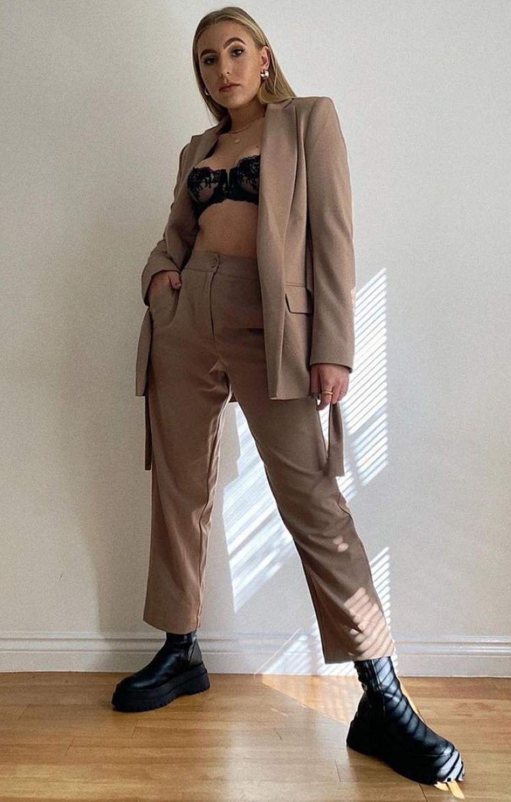French Connection Camel Etta Co-Ord