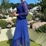 French Connection Clement Blue Bikita Lace Dress