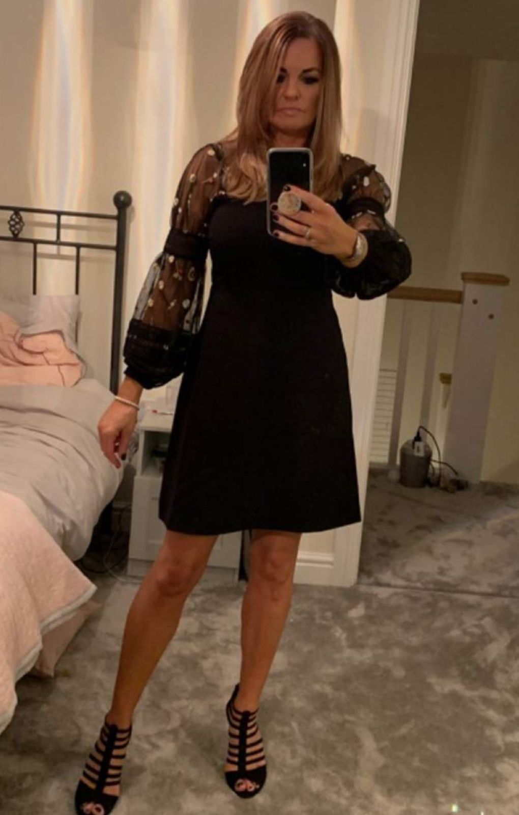 French Connection Paulette Embroidered Dress