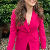 French Connection Pink Cerise Alia Whisper Co-Ord