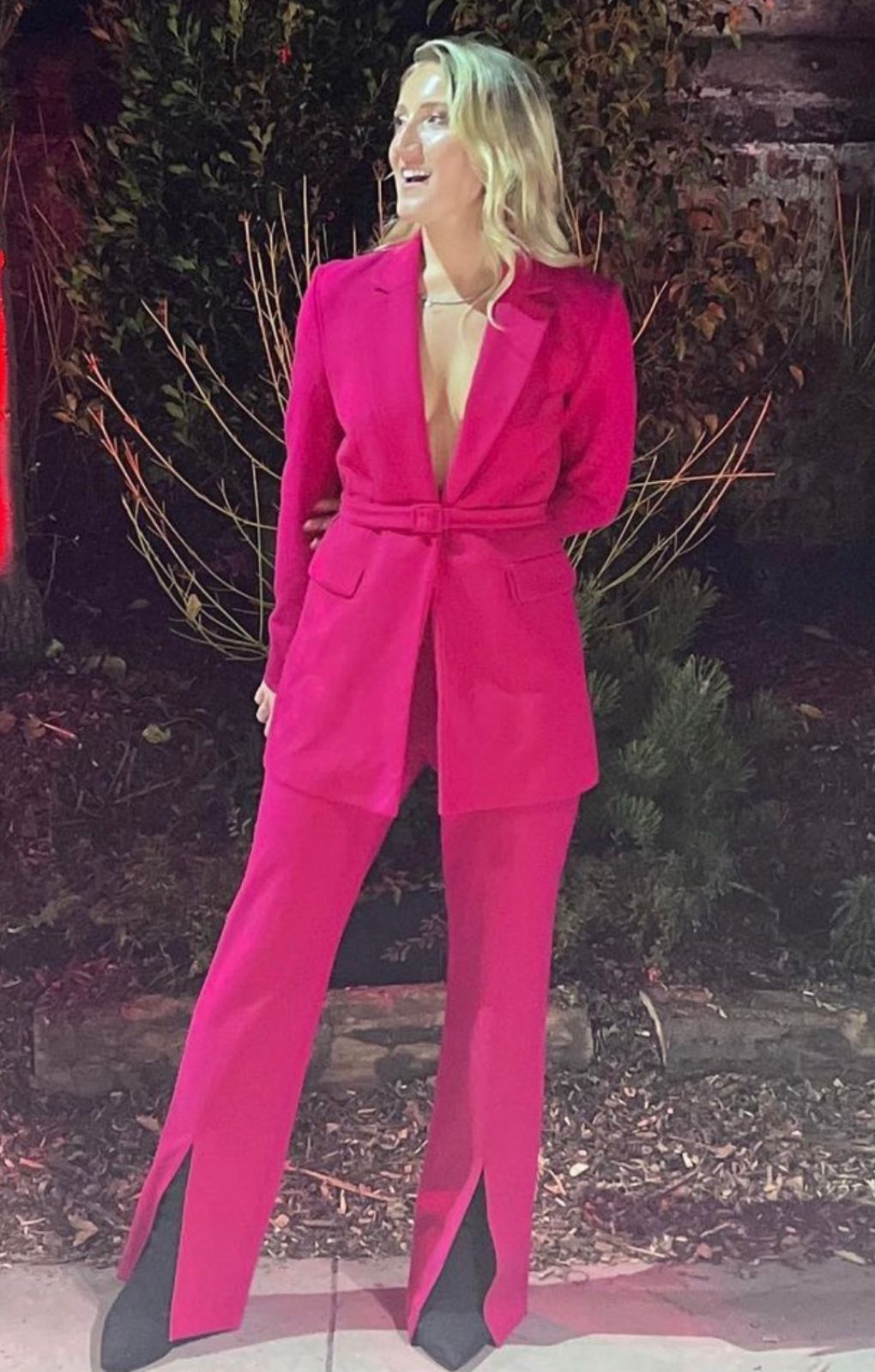 French Connection Pink Cerise Alia Whisper Co-Ord