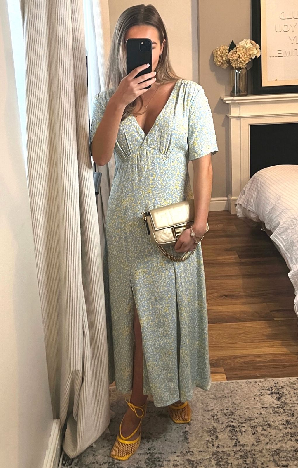 French connection prairie midi dress online