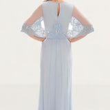 Frock & Frill Baby Blue Sequin Maxi Dress product image