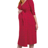 Frugi Jolie Maternity & Nursing Wrap Dress