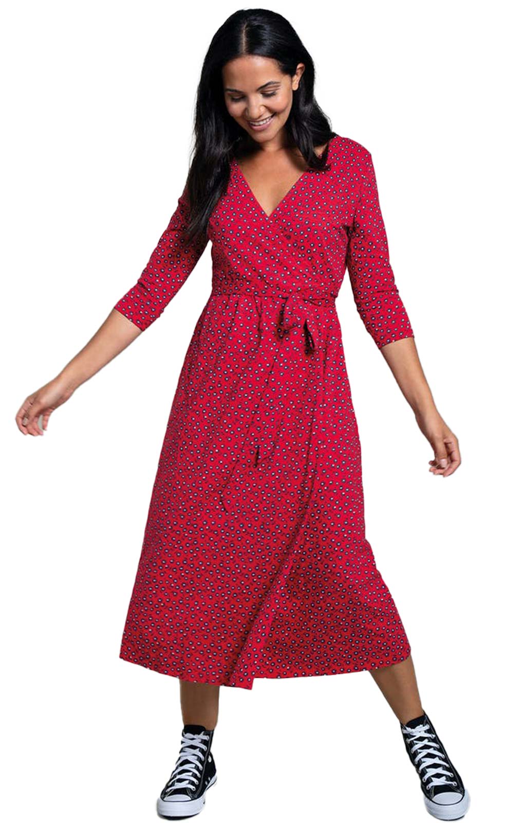 Frugi Jolie Maternity & Nursing Wrap Dress