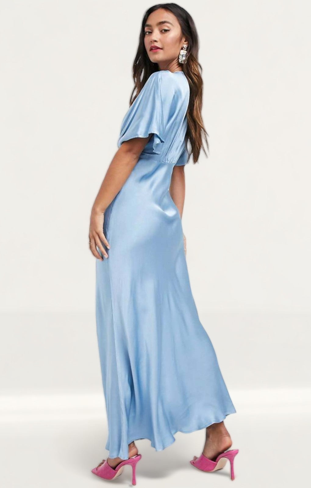 Ghost Blue Bluebell Midi Dress