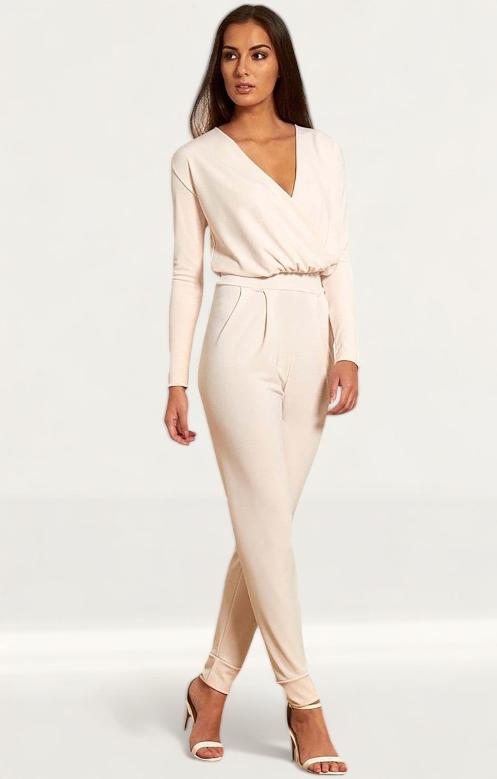 Gorgeous Couture Ivory Jumpsuit