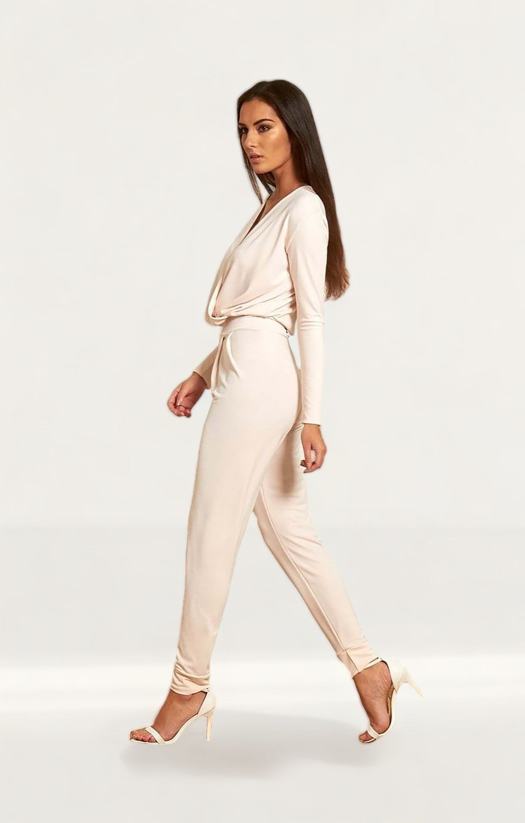 Gorgeous Couture Ivory Jumpsuit