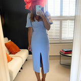 C/Meo Collective Blue Good Thing Midi Dress product image