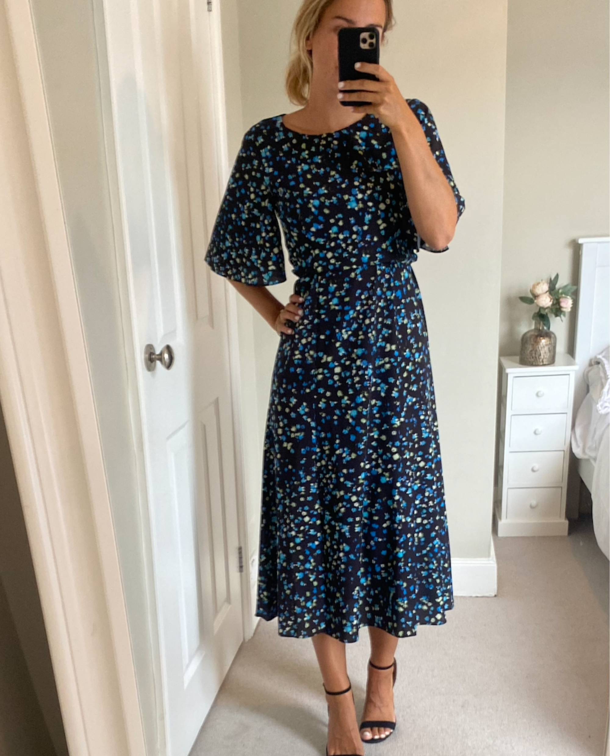 French Connection Shea Ferna Verona Crepe Dress