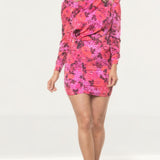 Hope & Ivy Pink Francesca Dress
