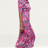 Hope & Ivy Pink Francine Dress
