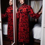 Hope & Ivy Red Gracie Dress