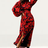 Hope & Ivy Red Gracie Dress