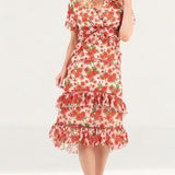Hope & Ivy Red Maisie Dress