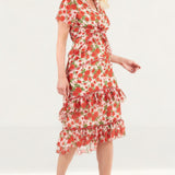 Hope & Ivy Red Maisie Dress