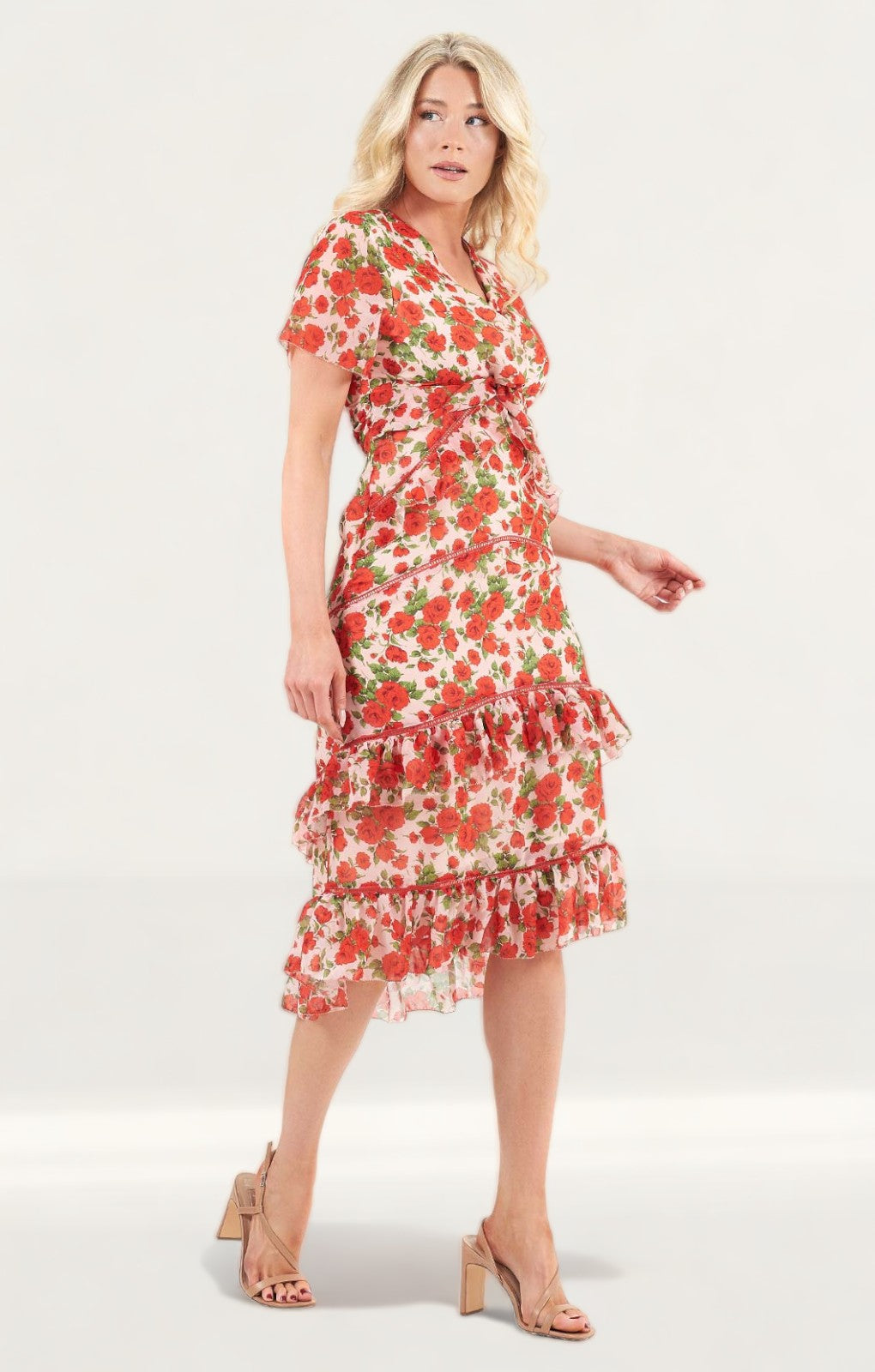 Hope & Ivy Red Maisie Dress