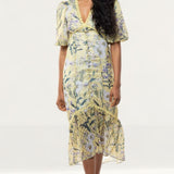 Hope & Ivy Yellow Luella Dress
