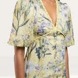 Hope & Ivy Yellow Luella Dress