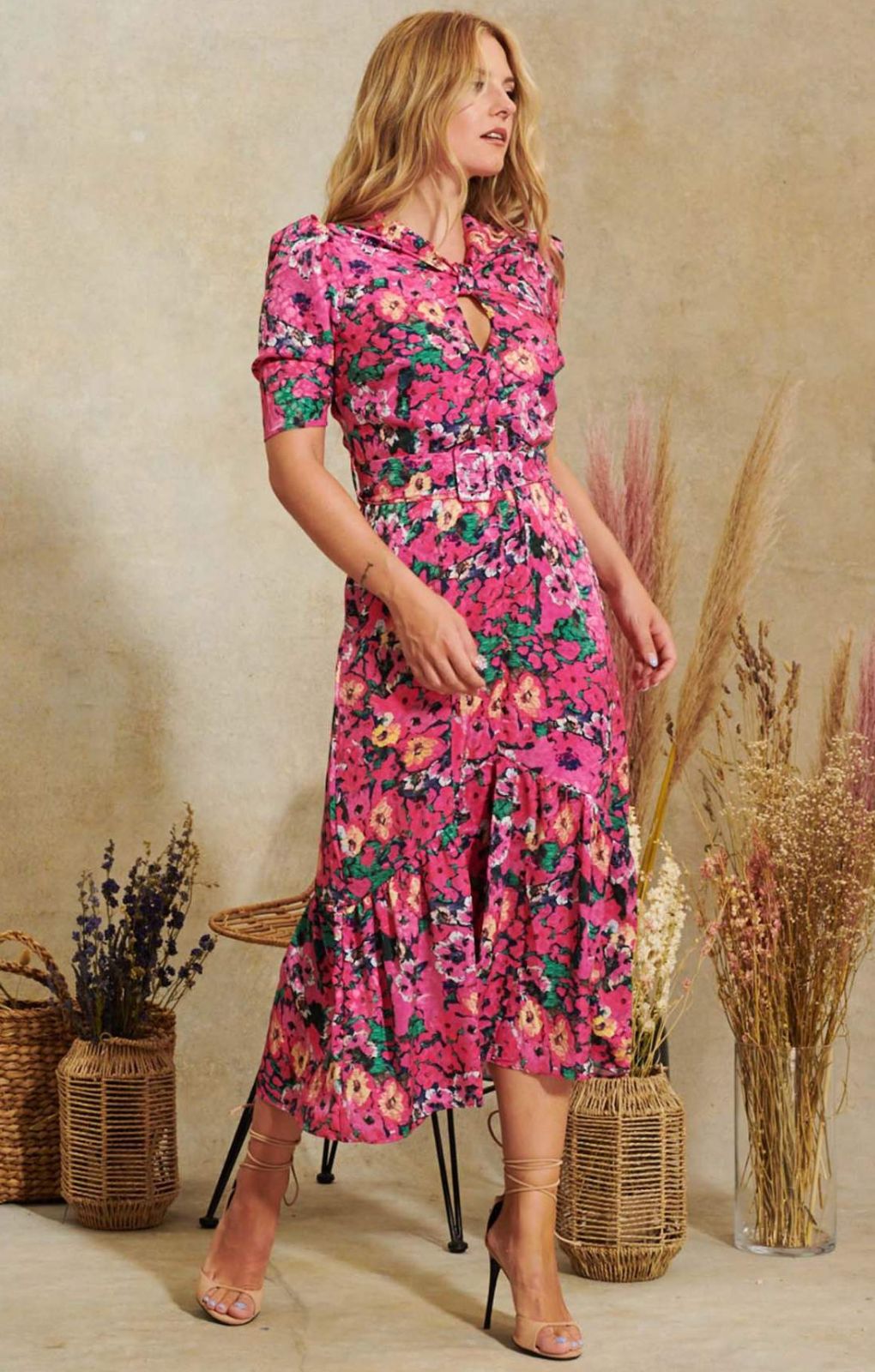 hope and ivy pink dress Kara Dress