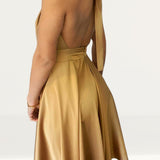 House of Zana Marilyn in Gold Dress product image