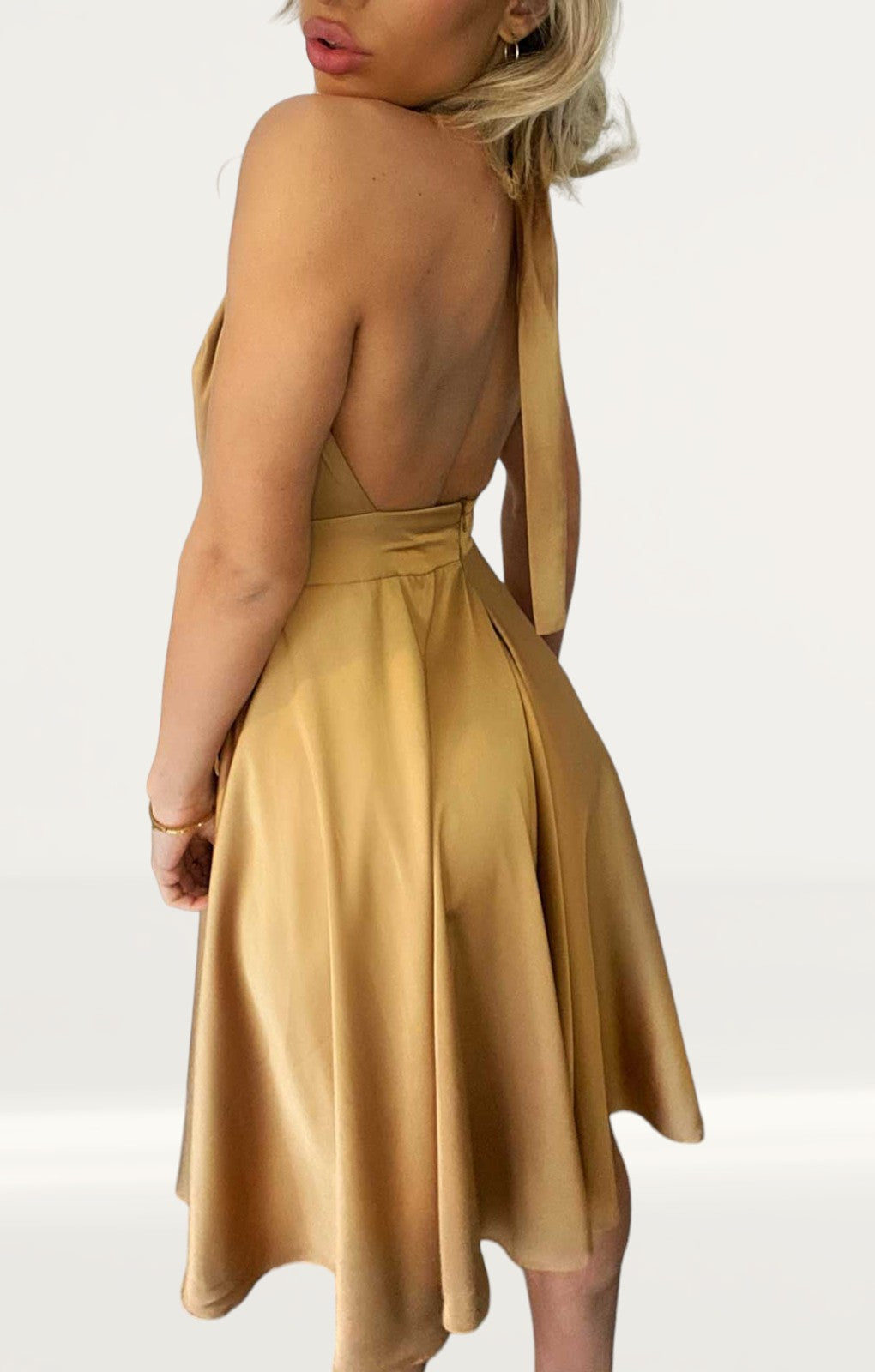 House of Zana Marilyn in Gold Dress product image