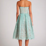 Nadine Merabi Turquoise Olivia dress