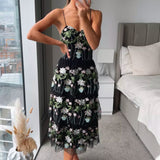 Oasis Floral Tiered Tulle Dress