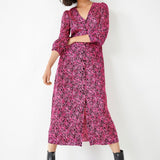 Hush Lucia Satin Midi Dress