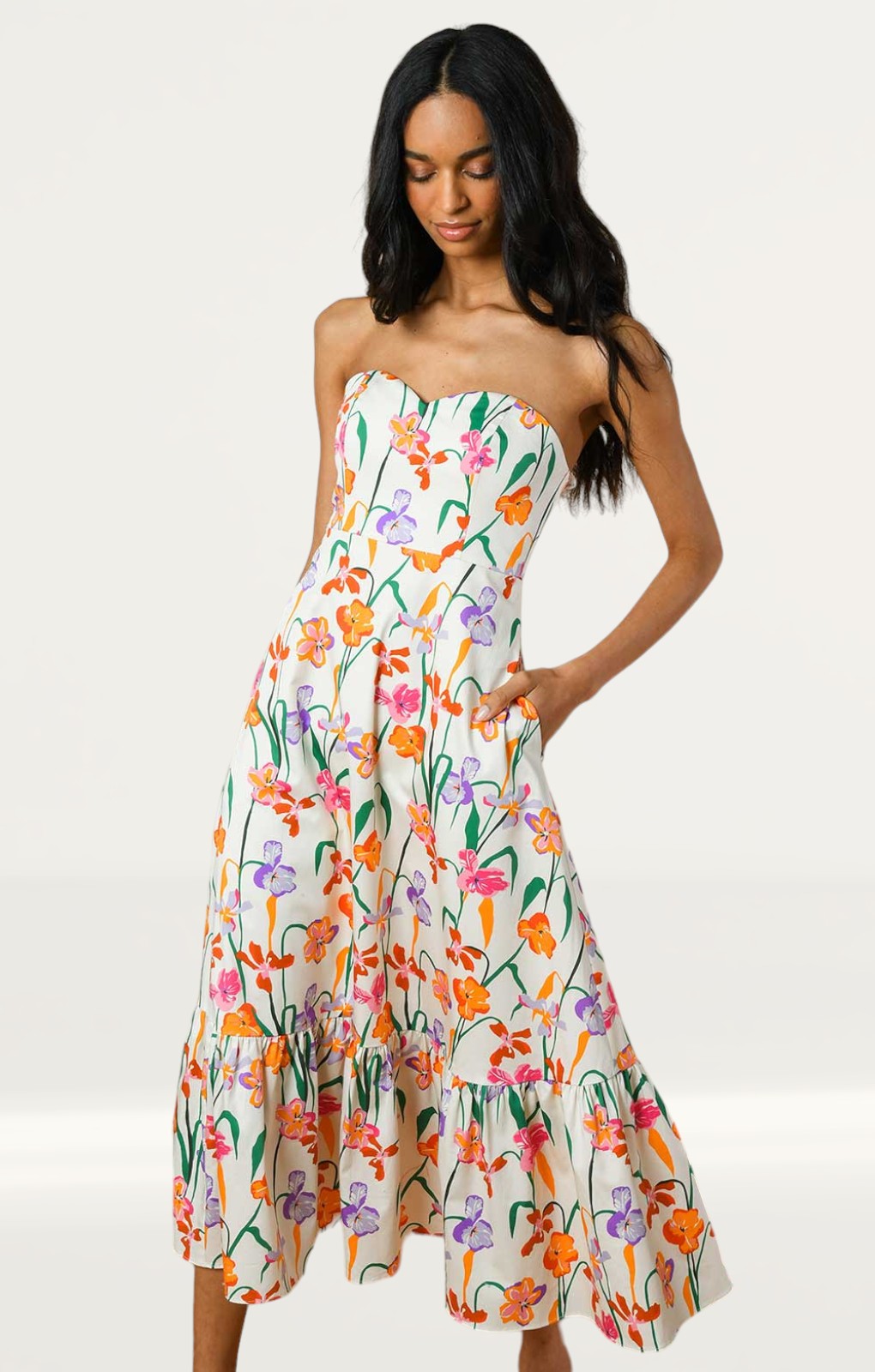 Hutch Ruthy Dress in Ivory Garden