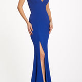 Dress The Population Cobalt Blue Iris Dress product image