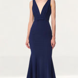 Jarlo Freida Navy Maxi Dress