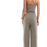 Jdy Cami Jumpsuit In Stone