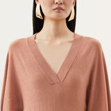 Karen Millen Cashmere Blend V Neck Drama Sleeve Midaxi Knit Dress product image