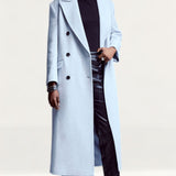 Karen Millen Italian Wool Blend Double Breasted Coat