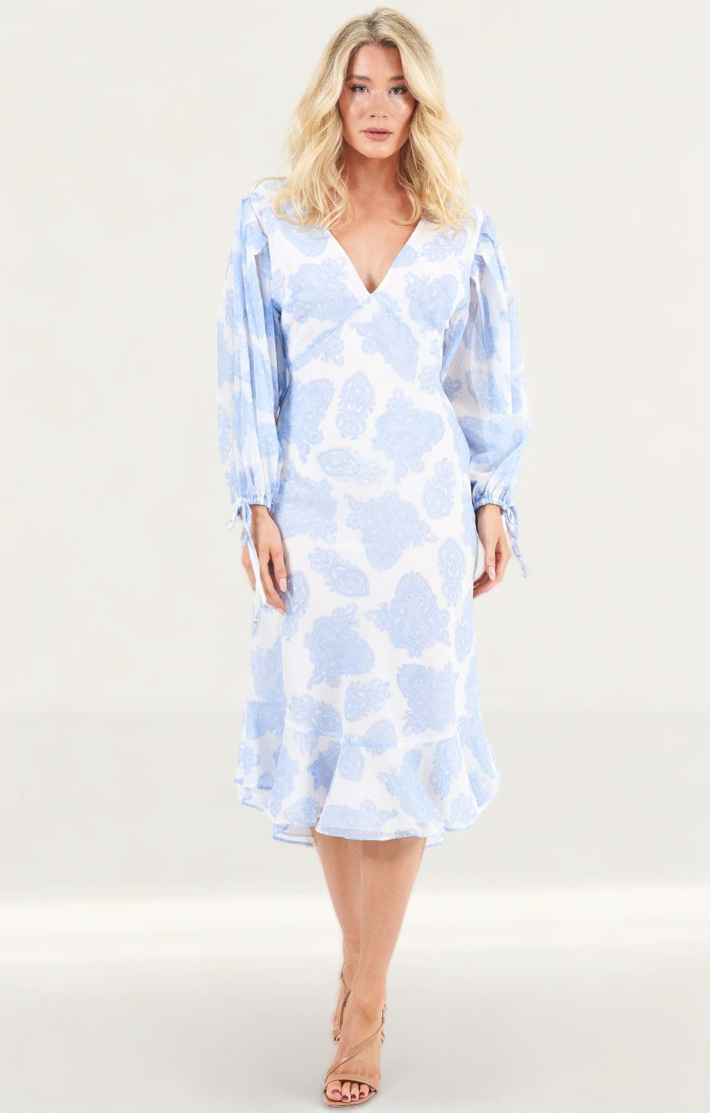 Keepsake The Label Blue Paisley Clearway Midi Dress product image