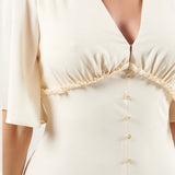 Keepsake The Label Creme Blaze Midi Dress