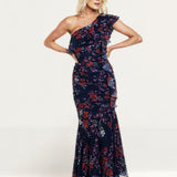 Keepsake The Label Navy Floral Ruffle Maxi Dress product image