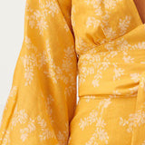 Keepsake The Label Fallen Long Sleeve Golden Floral Dress product image