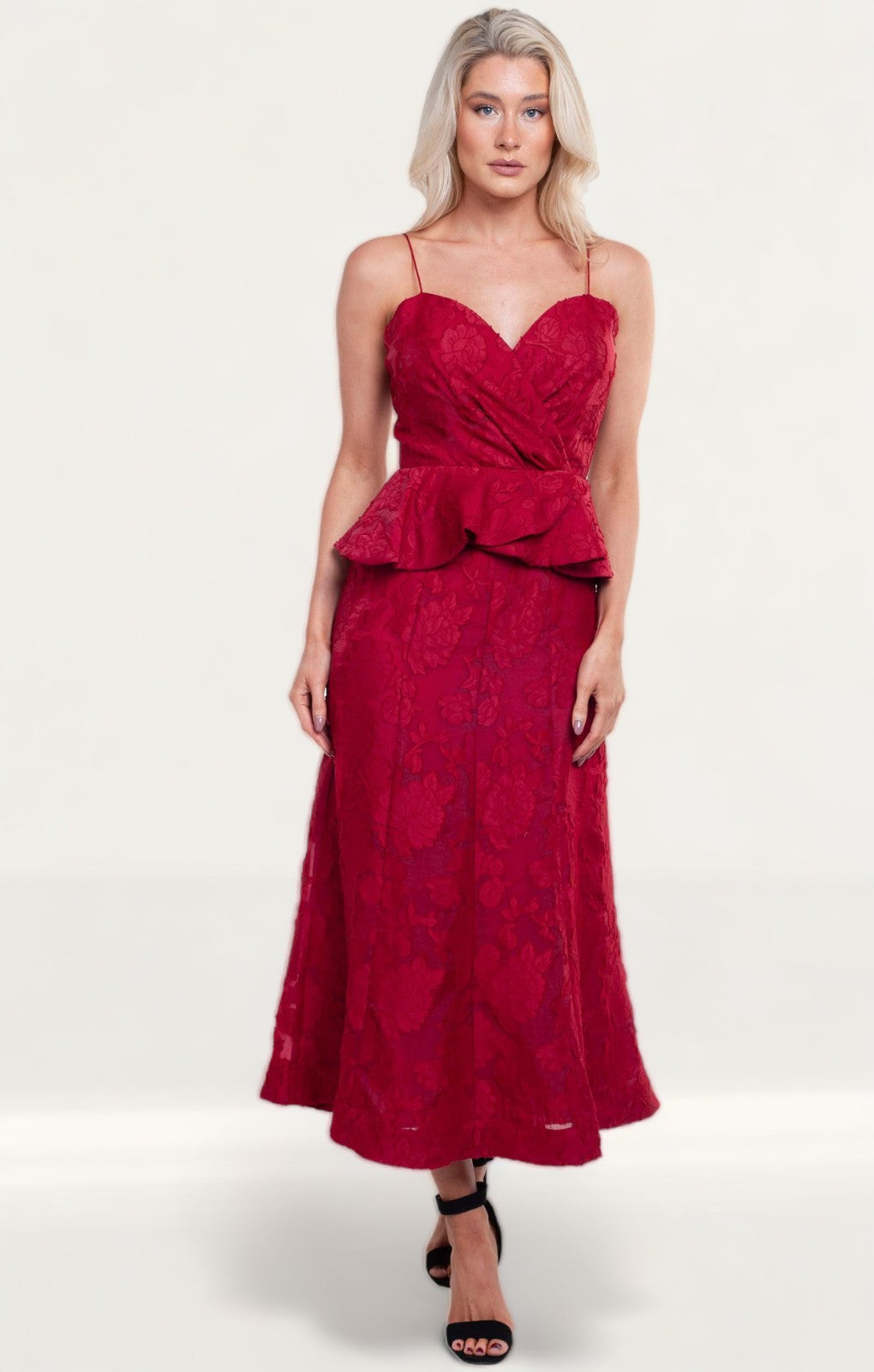 Keepsake The Label Offset Midi Dress