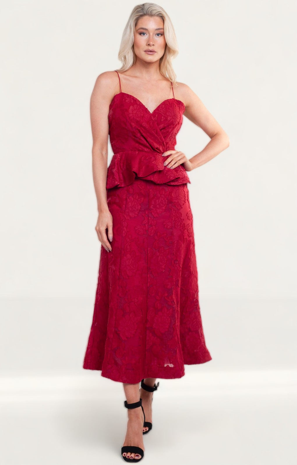 Keepsake The Label Offset Midi Dress