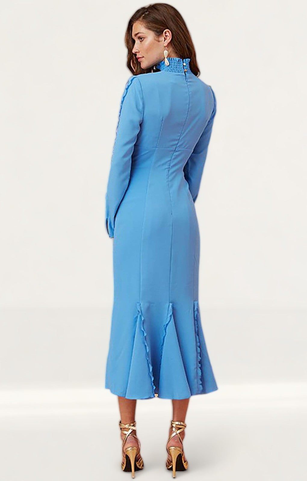 Keepsake The Label Royal Blue Beloved L/S Midi Dress