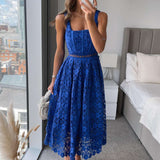 Coast Lace Dress With Square Neck