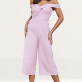 Lavish Alice Lilac Bardot Culotte Jumpsuit product image