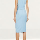 Lavish Alice Obi Halter-neck Stretch-woven Midi Dress product image