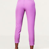Lavish Alice Purple Balloon Sleeve Blazer And Corset Waist Trousers