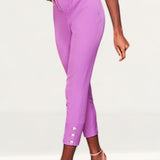 Lavish Alice Purple Balloon Sleeve Blazer And Corset Waist Trousers