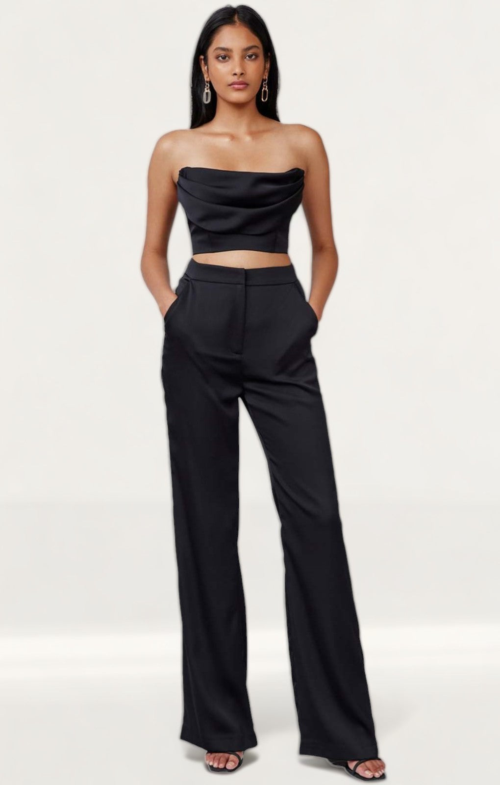 Lexi Black Jazmin Bodice + Black Kalina Pant Co-Ord product image