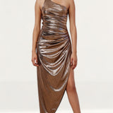 Lexi Bronze Rogue Midi Dress