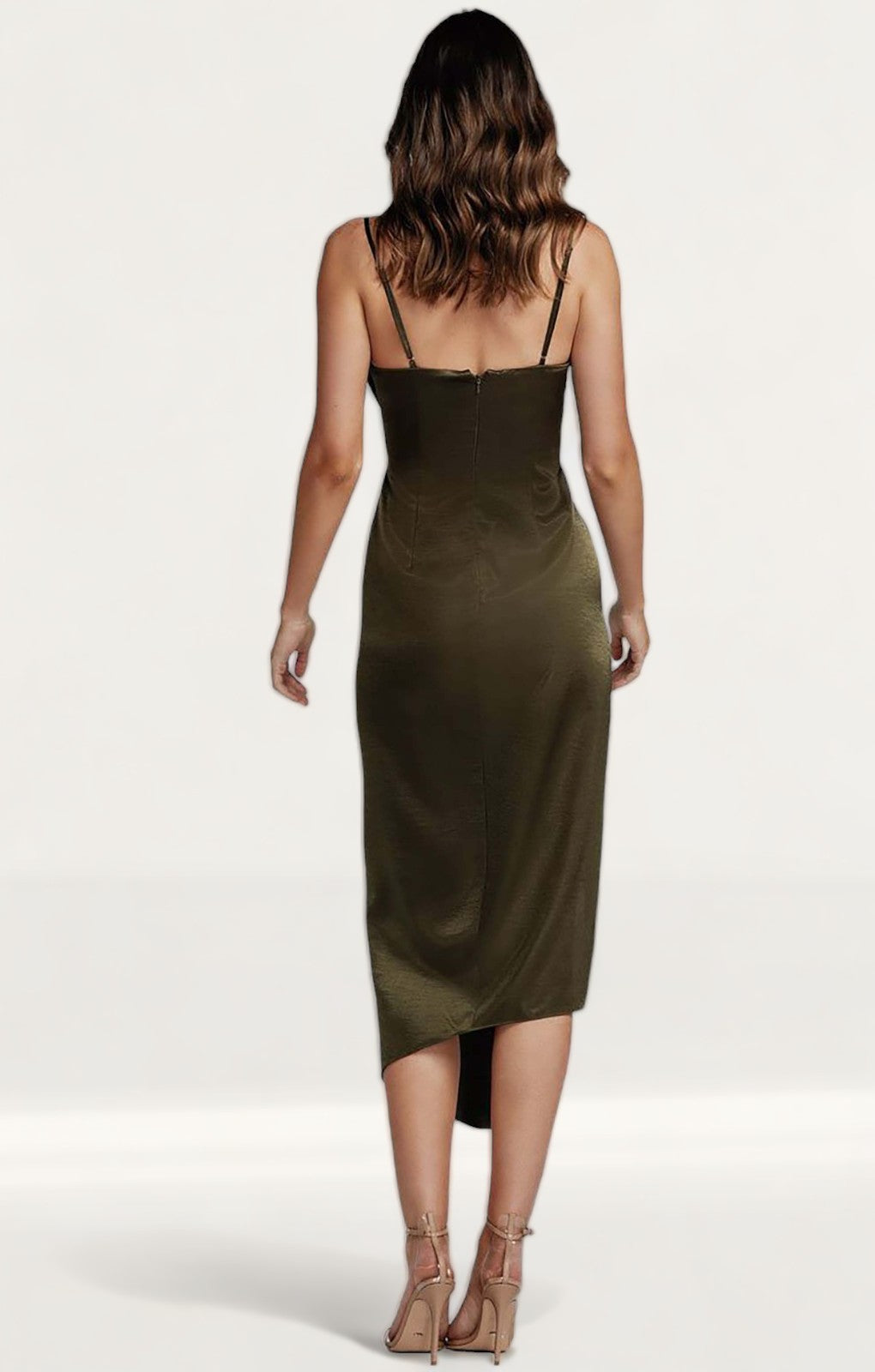 Lexi Carmen Olive Green Dress product image